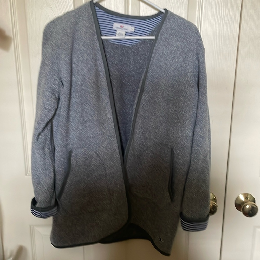 Ladies, vineyard vines, patch pocket, cardigan, size small